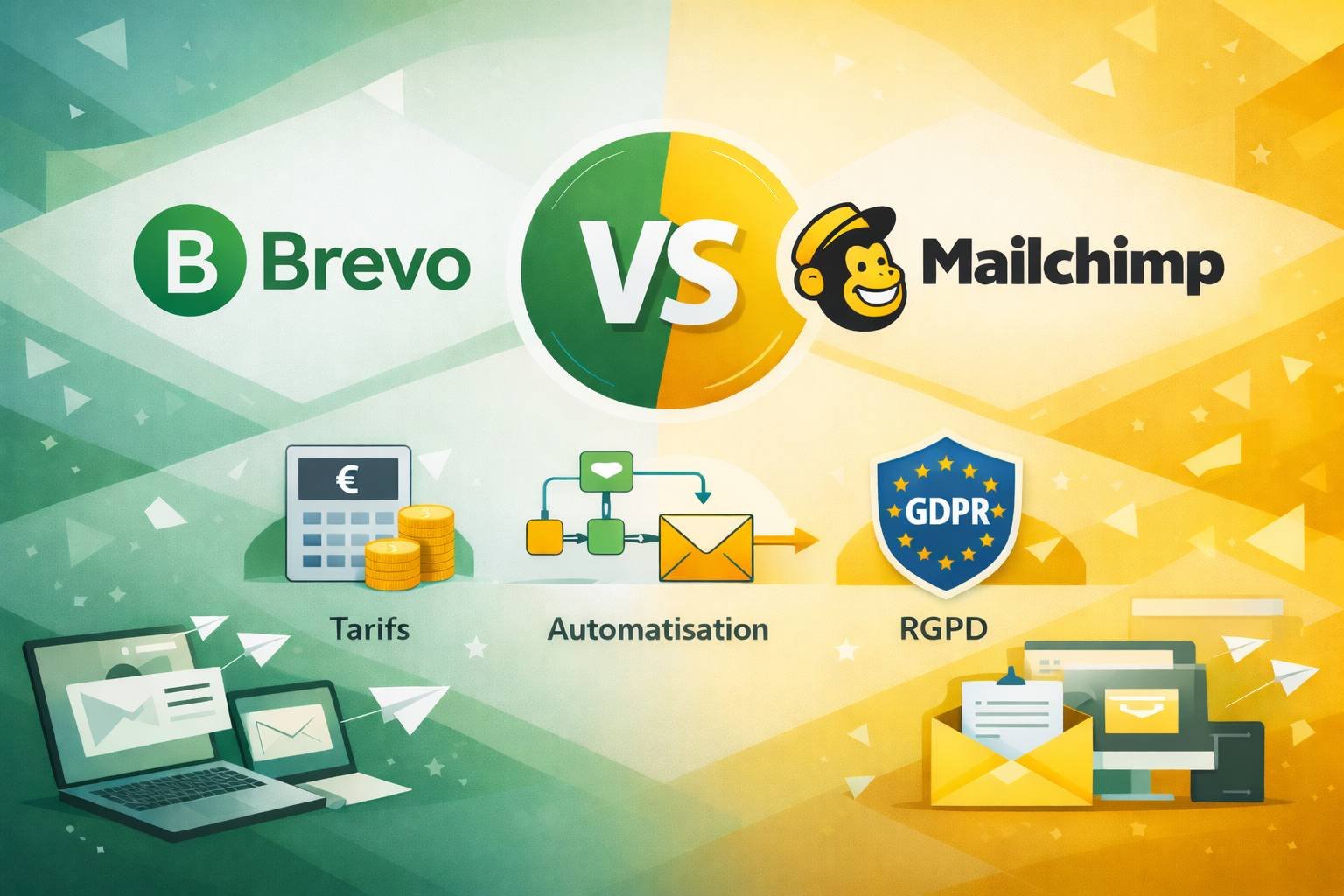 Brevo vs Mailchimp : comparatif email marketing en 2026