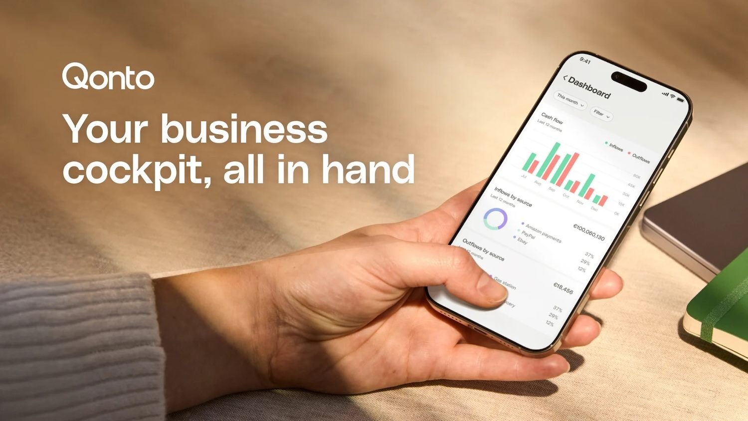 Qonto banque pro application