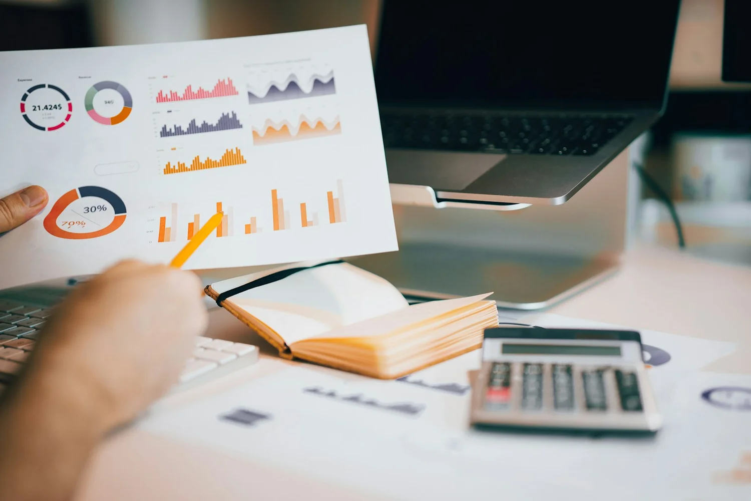 Analyse de données de performance sur un tableau de bord