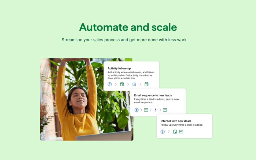 Automatisations des taches commerciales dans Pipedrive