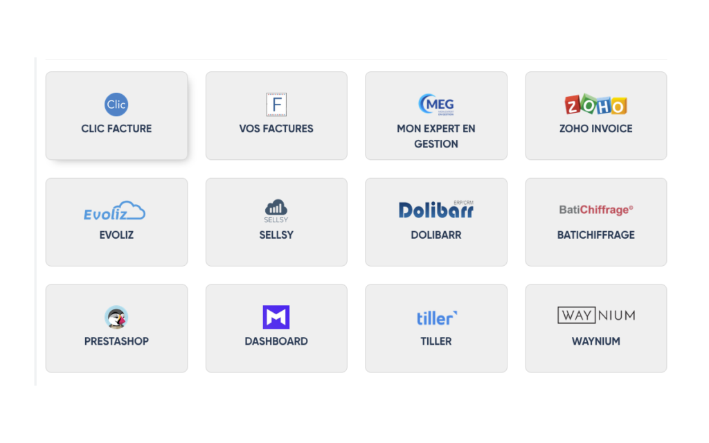 Logiciels de facturation compatibles avec iPaidThat, de Sellsy à Dolibarr